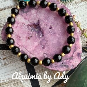 Alquimia by Ady Black and Gold Bracelet